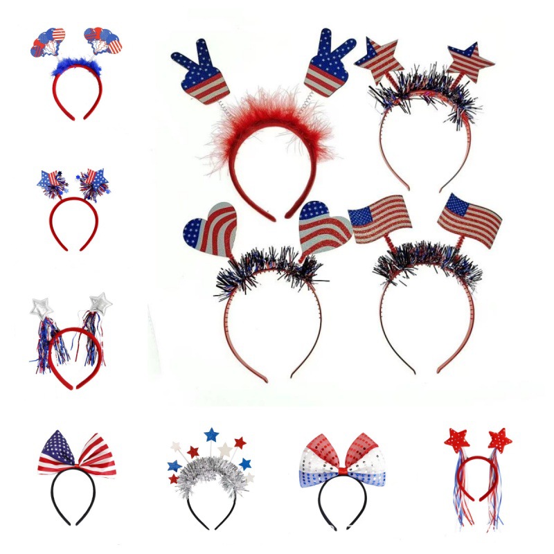 Parade Fashion Street - Nieuwe Us Onafhankelijkheidsdag Hoofdband Haaraccessoires Kinderen
