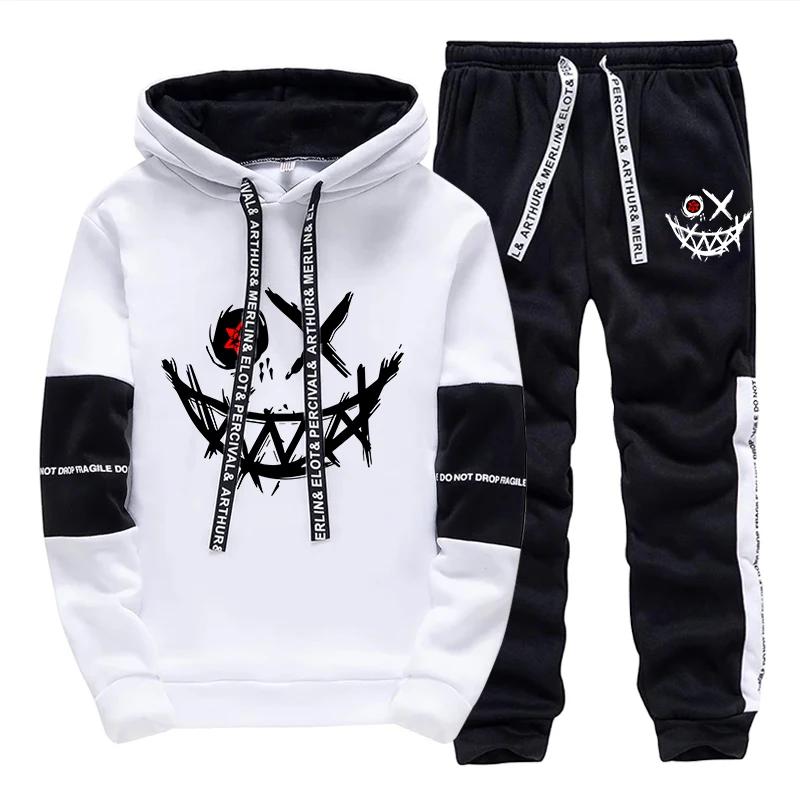 Street Fashion Art - Herenset/Hoodie/Broek 2026 Herfst Dagelijkse Casual Mode