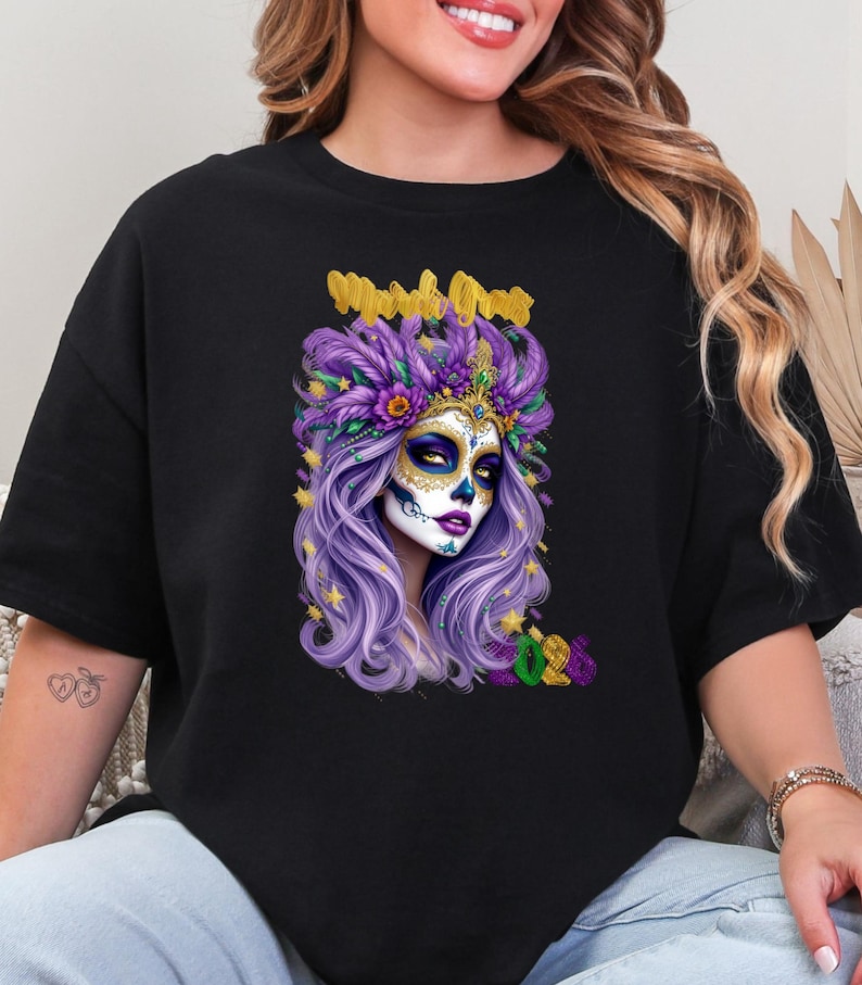 Parade Fashion Street - Mardi Gras Lady 2026 Shirt Paars