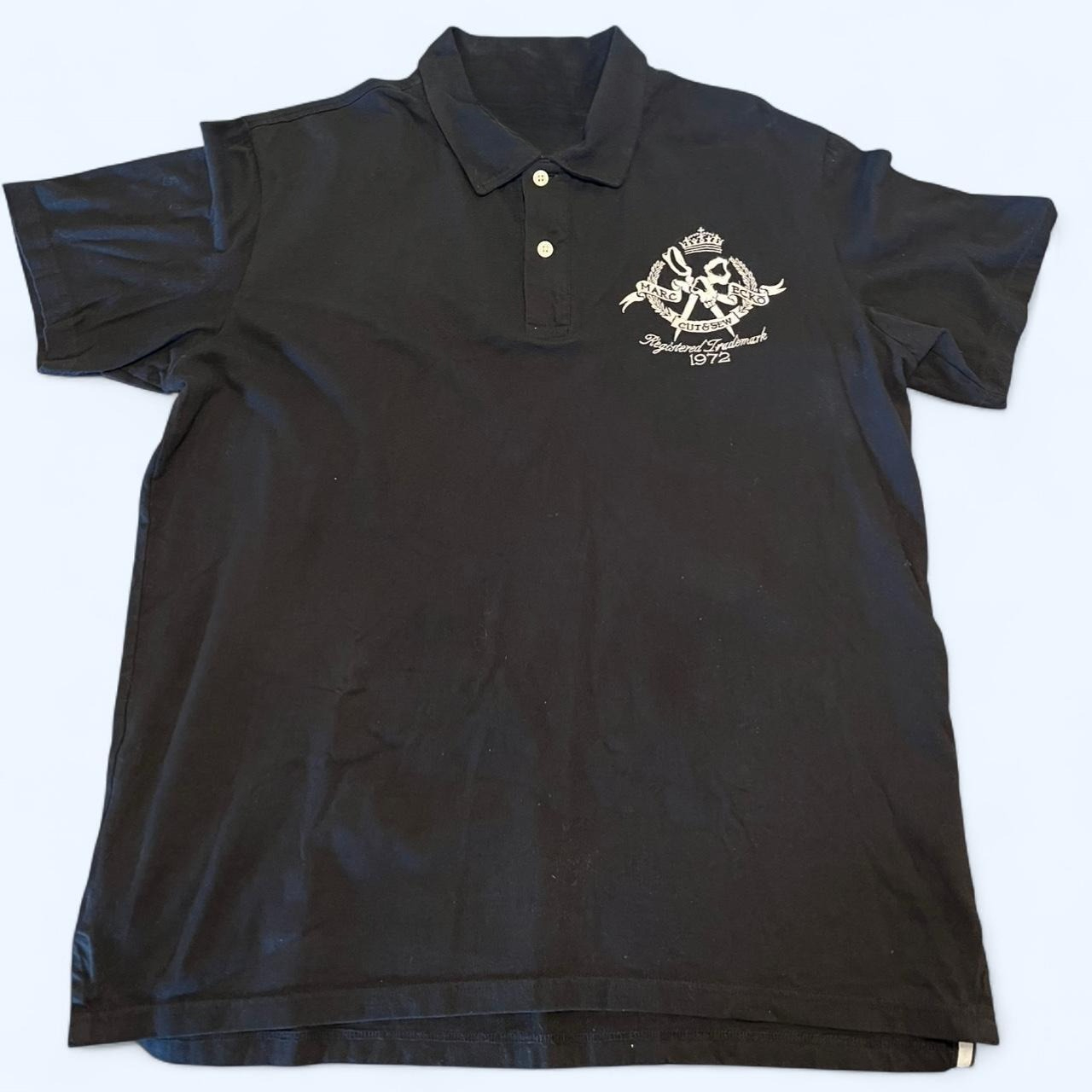 Street Fashion England - Zwarte poloshirts voor heren, korte mouwen,