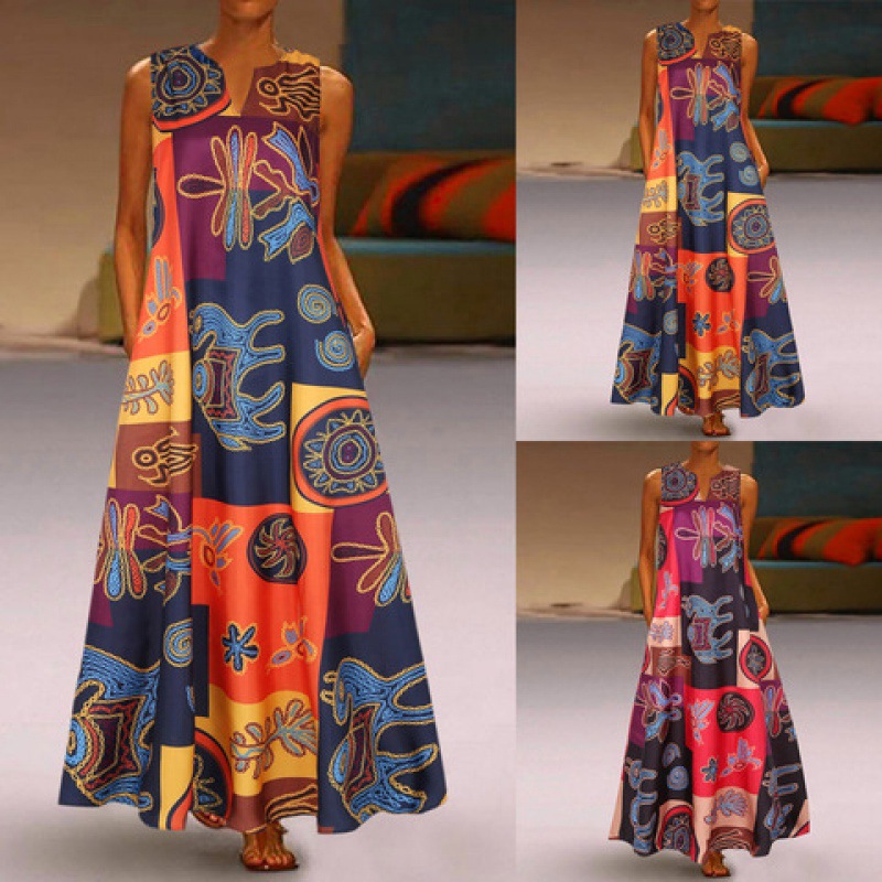 Parade Fashion Street - Elegante maxi-jurken dames zomer street fashion