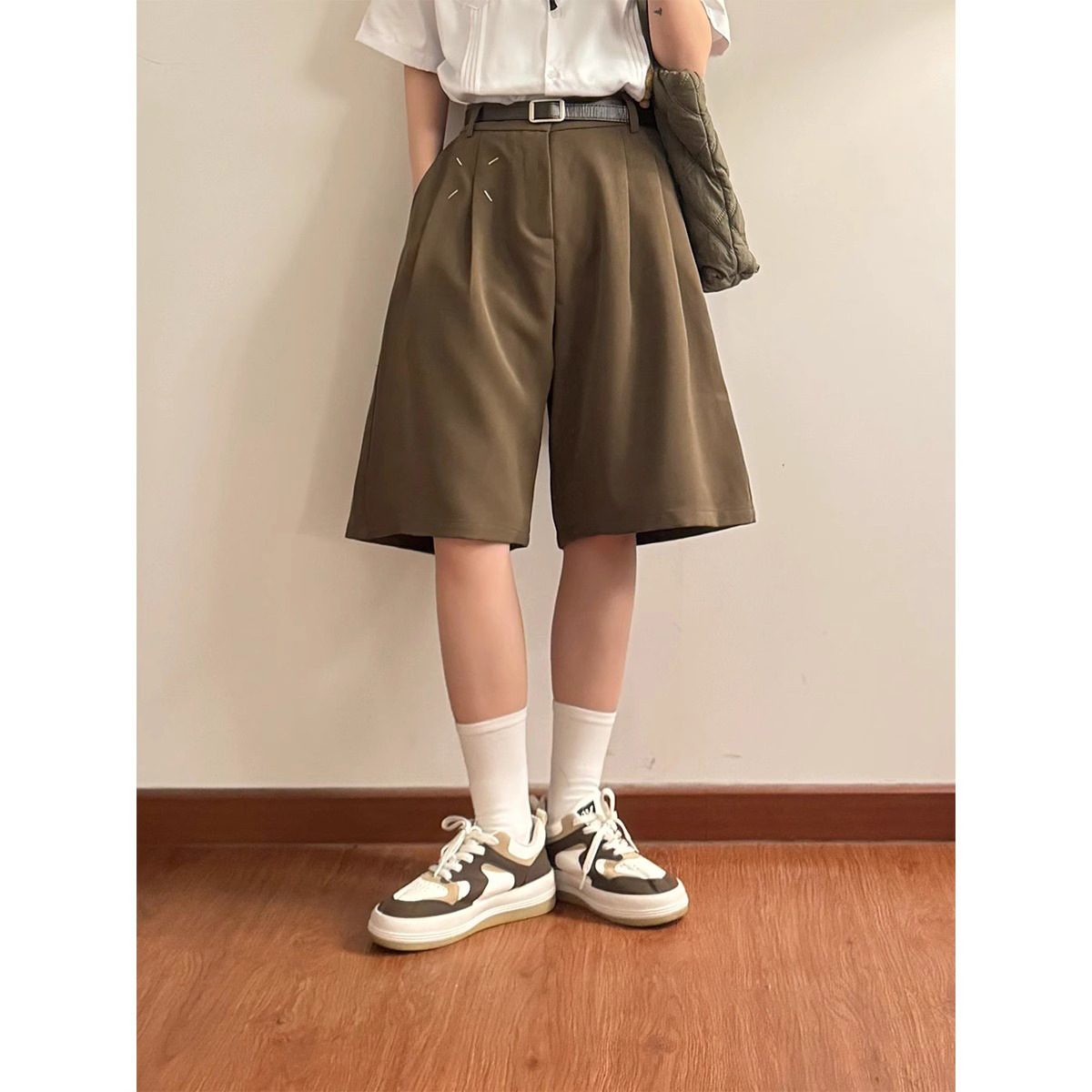 Street Fashion England - Vintage streetwear shorts heren wijde pijpen