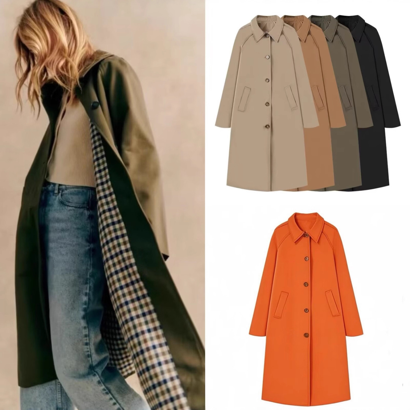 Damesmode lange trenchcoat Ret - Street Fashion England recensie en prijs