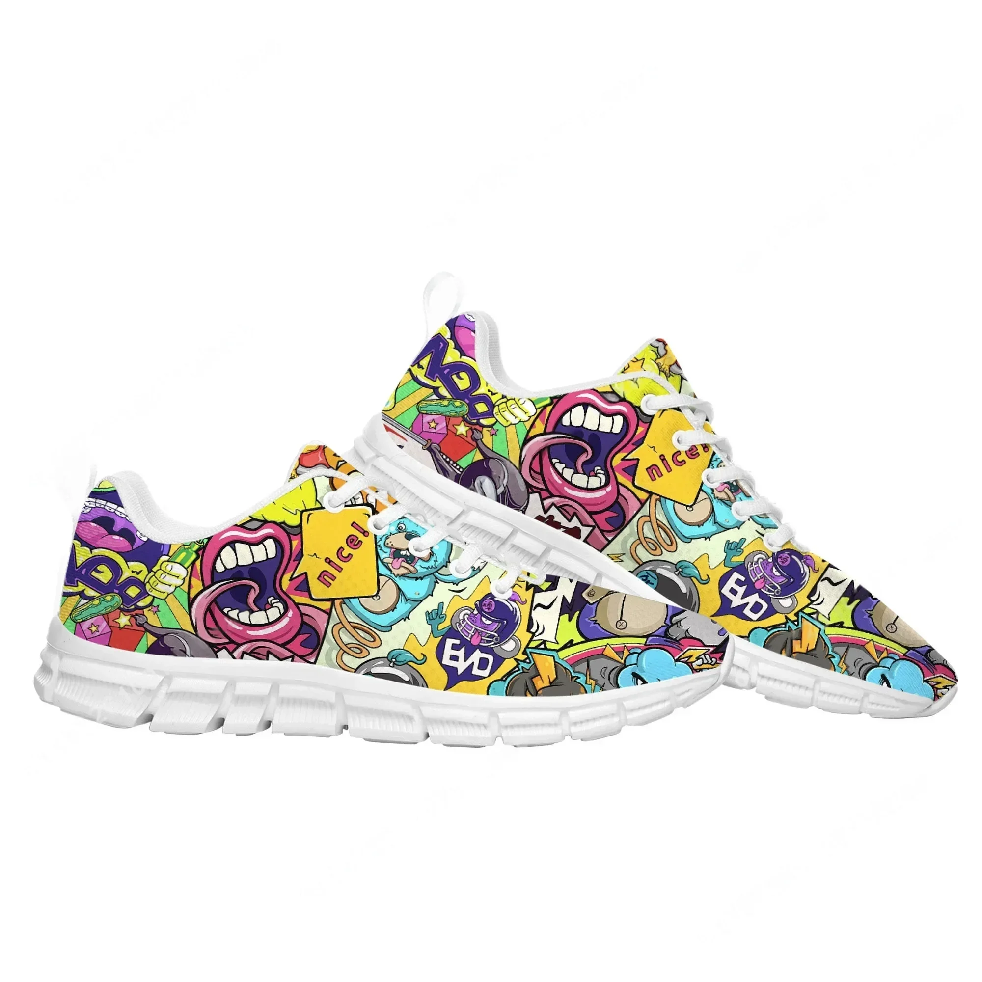 Street art graffiti sportschoe - Street Fashion Art recensie en prijs