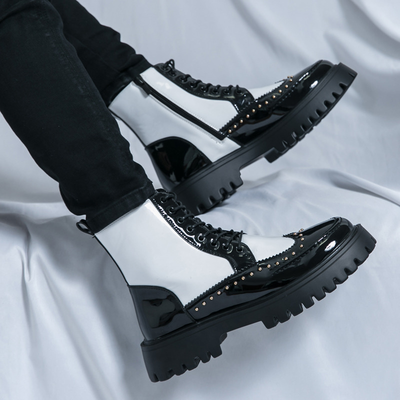Herenschoenen met rivets, hoge - Parade Fashion Street recensie en prijs