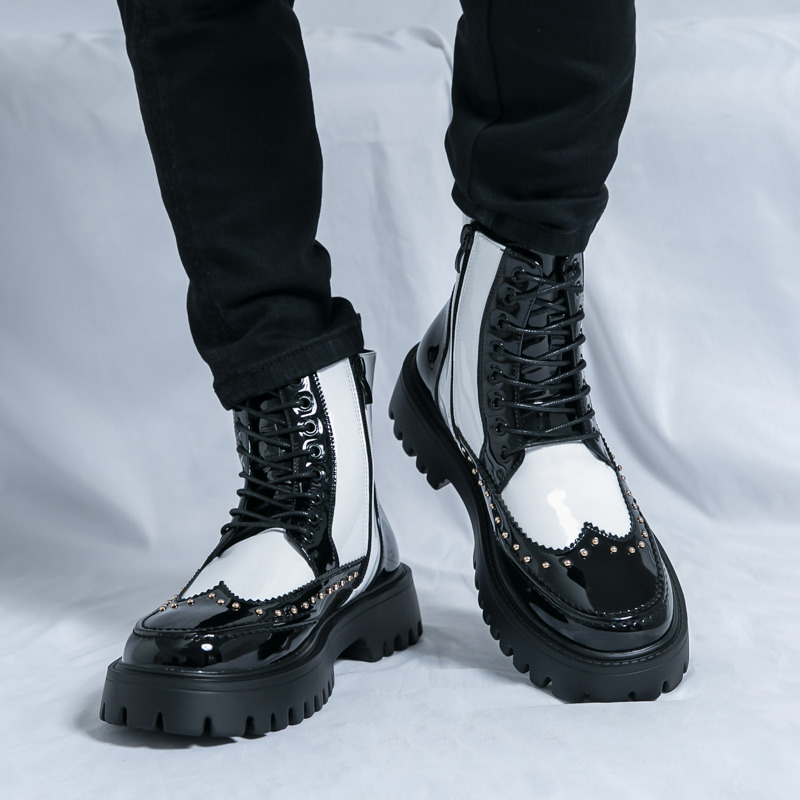 Herenschoenen met rivets, hoge - Parade Fashion Street recensie en prijs