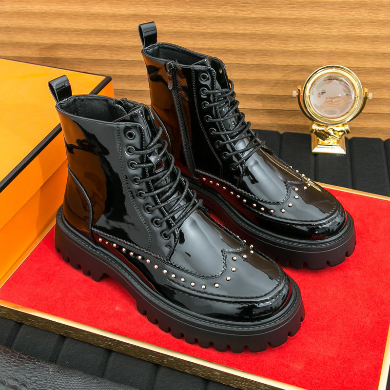 Herenschoenen met rivets, hoge - Parade Fashion Street recensie en prijs