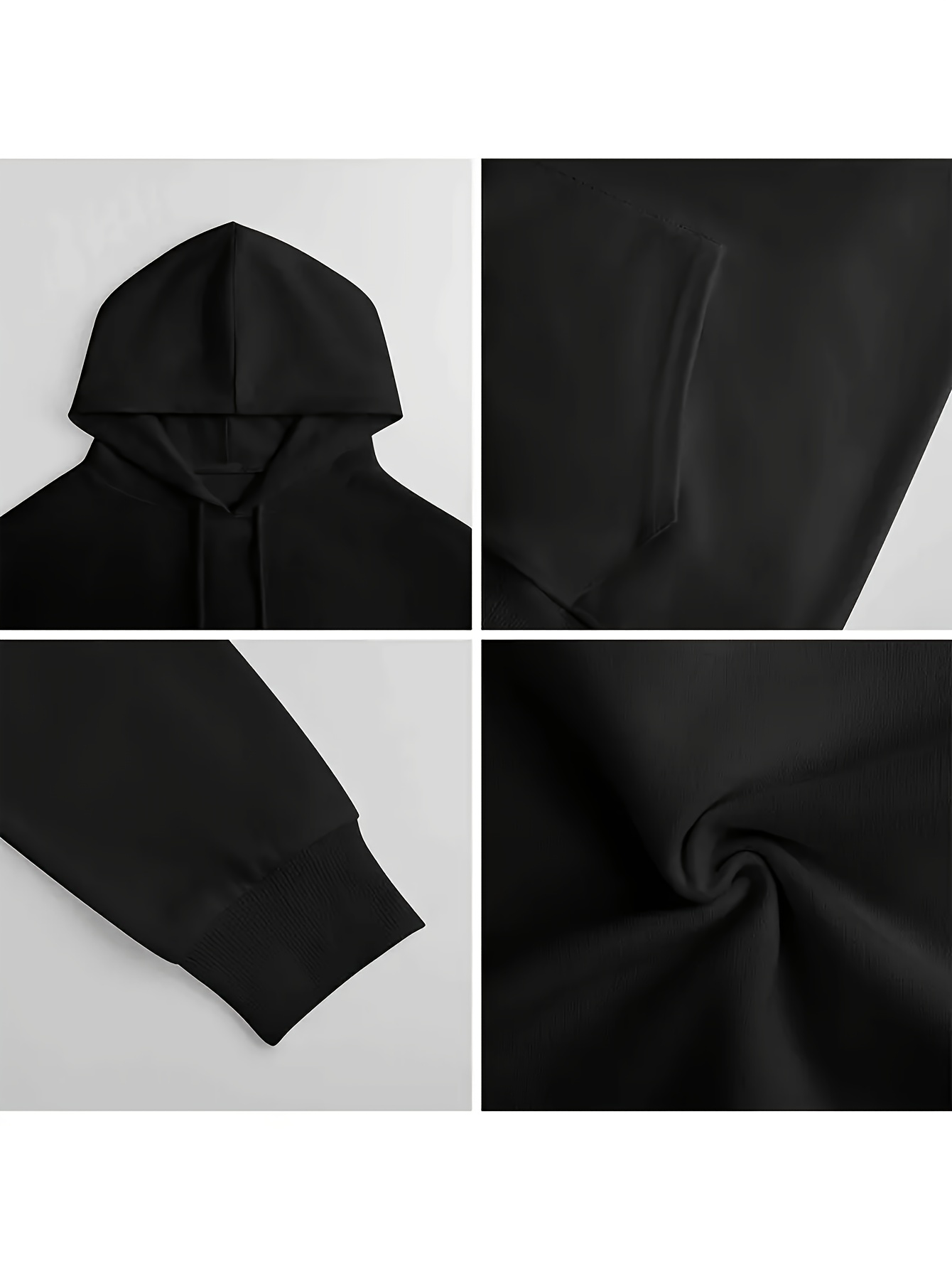 Zwarte herenhoodie met het the - Street Fashion Now recensie en prijs