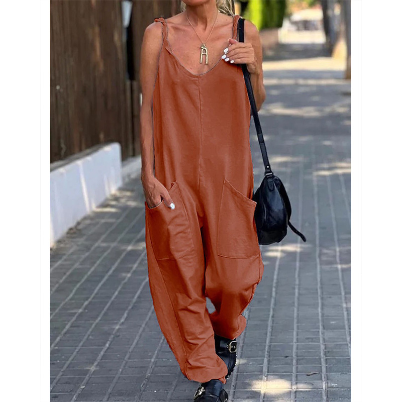 Jumpsuit Dames Effen Kleur Los - Street Fashion England recensie en prijs