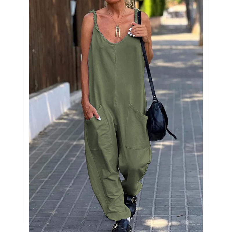 Jumpsuit Dames Effen Kleur Los - Street Fashion England recensie en prijs