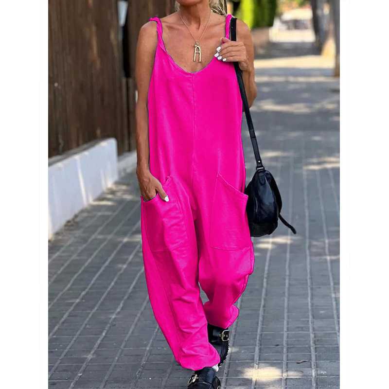 Jumpsuit Dames Effen Kleur Los - Street Fashion England recensie en prijs