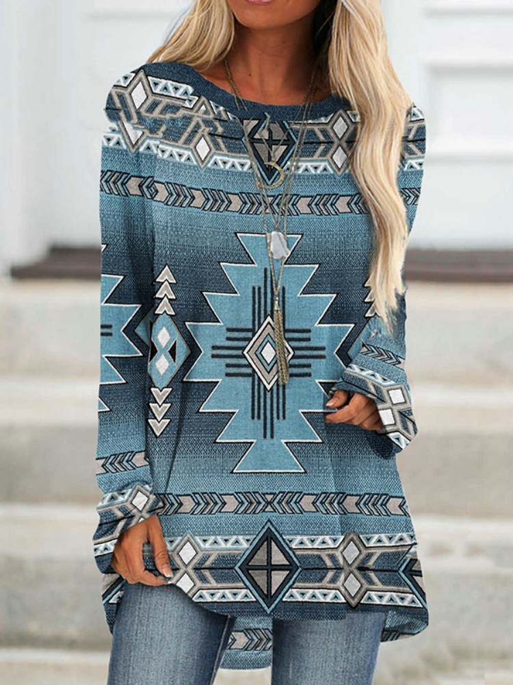 Retro Stam Print Outdoor Straa - Street Fashion Urban recensie en prijs