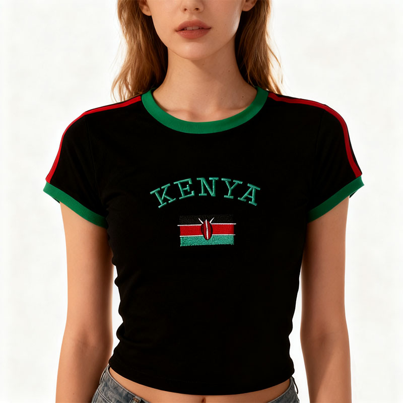 Kenia Gedrukt Crop Top Y2K Sex - Street Fashion Kenya recensie en prijs