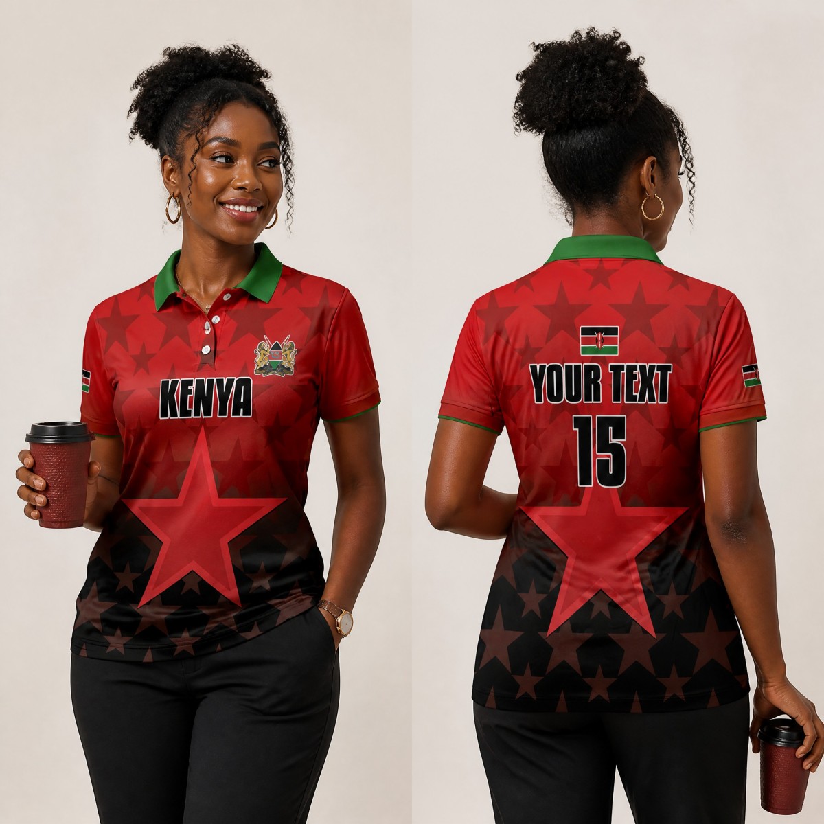 Zomer Kenia Dames Poloshirt me - Street Fashion Kenya recensie en prijs