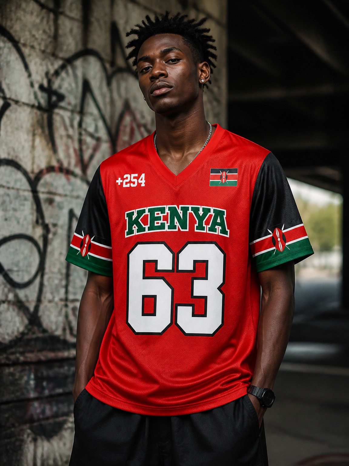 Heren T-shirt met korte mouwen - Street Fashion Kenya recensie en prijs