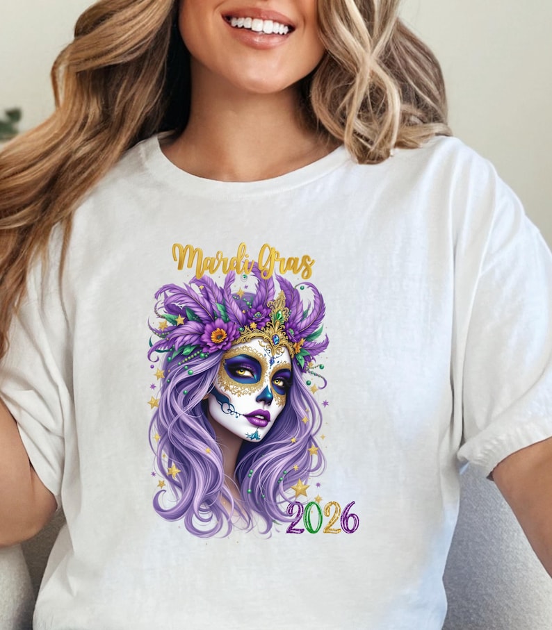 Mardi Gras Lady 2026 Shirt Paa - Parade Fashion Street recensie en prijs