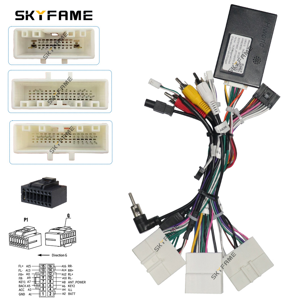SKYFAME 16 pin Auto Kabelboom  - Street Fashion Art recensie en prijs